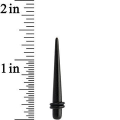 2G Black UV Acrylic Straight Taper Set