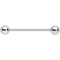 14G STEEL BARBELL Ring 1 inch 6mm