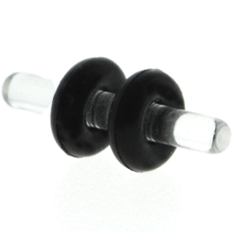 14G Clear Acrylic Plug
