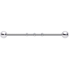 Surgical Steel Notched Industrial Barbell Earring
