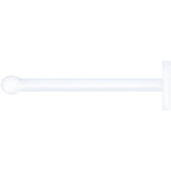 20G Clear Flat Bioplast Nose Retainer