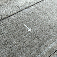 20G Clear Flat Bioplast Nose Retainer
