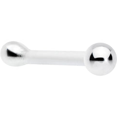 Sterling Silver 1.3mm Ball  Nose Bone