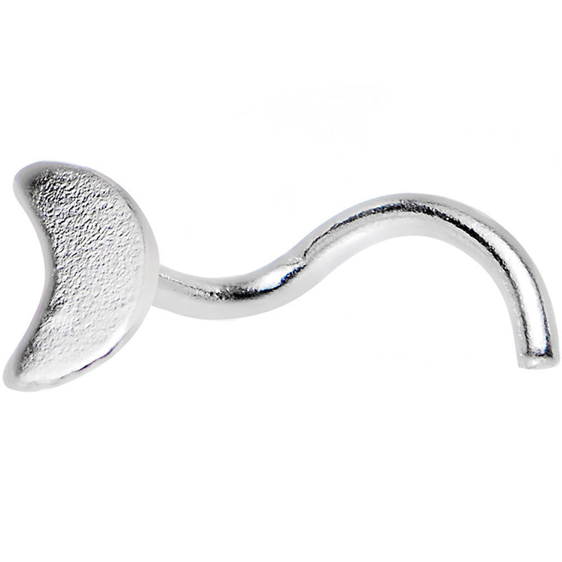 Sterling Silver Half Moon Nose Ring