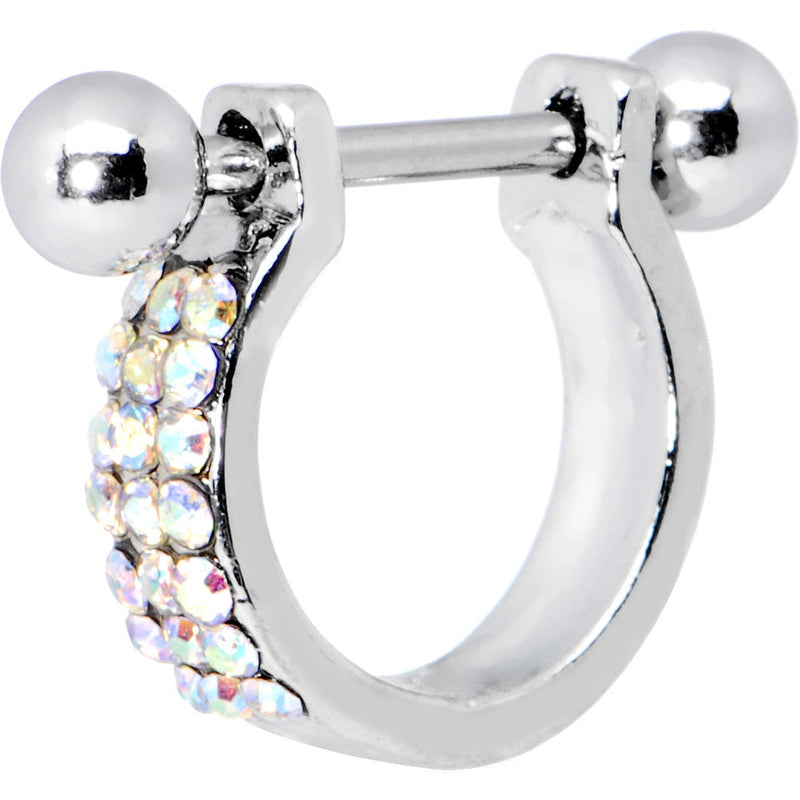 Aurora Gem Helix Cartilage Earring