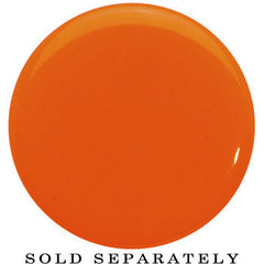 20mm Orange Neon Glitter Saddle Plug