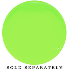 24mm Green Neon Glitter Saddle Plug