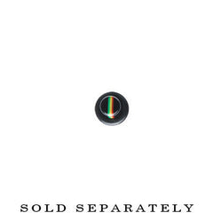 6G Acrylic Rasta Stripe Taper