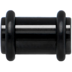 7mm Black Acrylic Plug Set