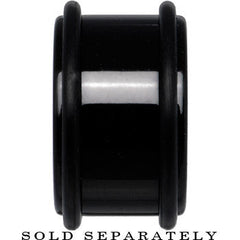 20mm Black Acrylic Plug