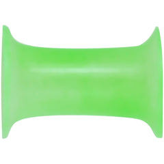 4G Thin Flexible Green Silicone Double Flare Tunnel Plug Set