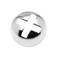 Surgical Steel 6mm Dermal Anchor Screw Top