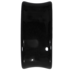 20mm Black Acrylic Hollow Star Saddle Plug