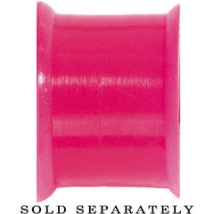 9/16 Pink Star Silicone Flexible Tunnel