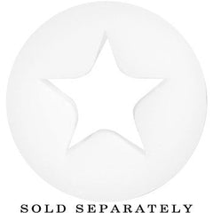 9/16 White Star Silicone Flexible Tunnel