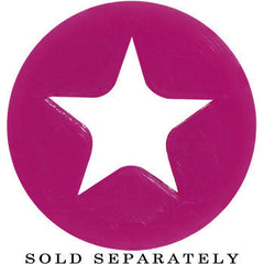 9/16 Purple Star Silicone Flexible Tunnel