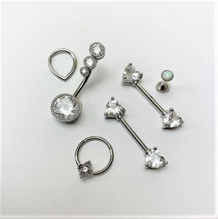 16G 5/16 Tear Drop Septum Ring
