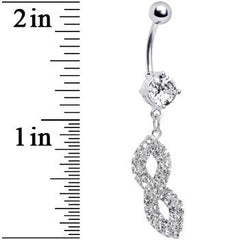 Crystalline Gem Masquerade Mask Belly Ring