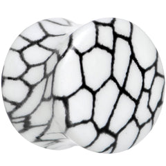 Snake Skin Glow in the Dark Saddle Plug 2G to 1 Inch