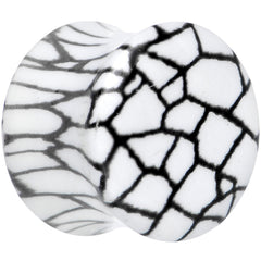 Snake Skin Glow in the Dark Saddle Plug 2G to 1 Inch