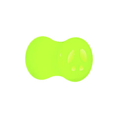 Acrylic Neon Green Peace Sign Tunnel Plug 2G to 20mm
