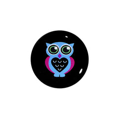 5/8 Acrylic Heart Owl Saddle Plug