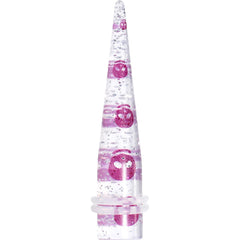 00G Clear Acrylic Glitter Purple Skull Confetti Taper