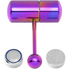 Purple Titanium LIX Vibrator Tongue Ring