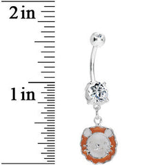 Crystalline Gem Lion Delight Belly Ring