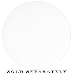 40mm Clear White Acrylic Mirror Split Saddle Plug