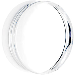 42mm Clear White Acrylic Mirror Split Saddle Plug