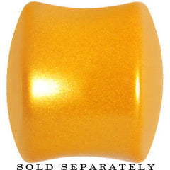 9/16 Honey Yellow Metallic Pearl Acrylic Saddle Plug