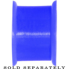 9/16 Blue Silicone Peace Sign Tunnel