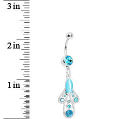 Blue Moonlit Enchantment Belly Ring