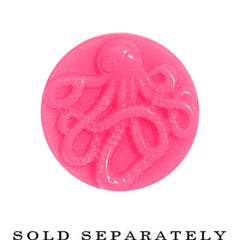 0G Pink Acrylic Octopus Plug