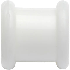 0G White Double Flare Flexible Tunnel Set
