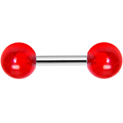 Red Acrylic Ball Cartilage Tragus Barbell