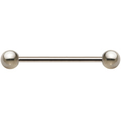 14G Grade 23 Solid Titanium Barbell 7/8 5mm