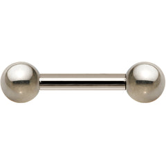 14G Grade 23 Solid Titanium Barbell 5/16 4mm