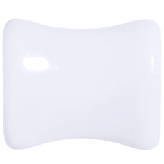 00G White Acrylic Hollow Heart Tunnel