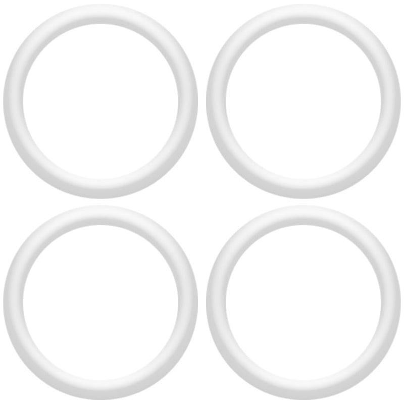 5/8 Clear Rubber O-Ring 4-Pack