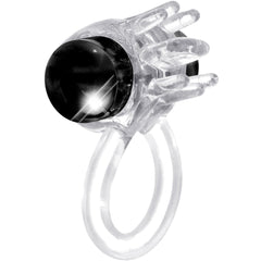 Black Titanium Lix Oral Vibrator Non-Pierced Double Ring Set
