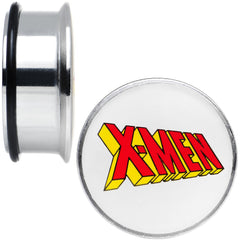 1 inch Licensed X-Men Single Flare Steel Tunnel Plugs Set