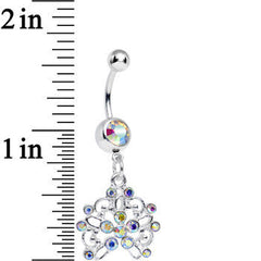 Aurora Gem Sparkling Lisbon Lace Dangle Belly Ring