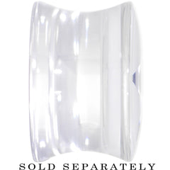 9/16 Clear White Acrylic Set Sail Nautical Anchor Saddle Plug