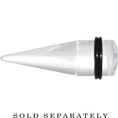 5/8 Clear White Acrylic Wish on a Star Taper