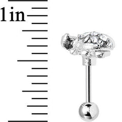 Clear Gem Lovely Ladybug Tragus Cartilage Earring
