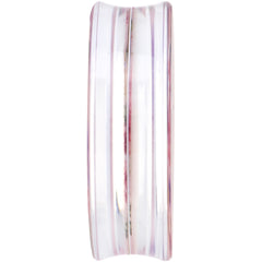 40mm Acrylic Pink Grandma's Wallpaper Flowered Saddle Plug