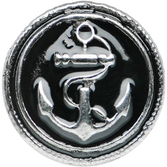0G Stainless Steel Vintage Nautical Anchor Screw Fit Plug