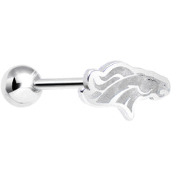 Officially Licensed NFL Cut Out Denver Broncos Tongue Ring